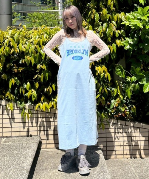 Candy Stripper(キャンディストリッパー)の「BROOKL YN CAMI ワンピース(ワンピース・レディース・ブラック/ライトブルー/オフホワイト/グリーン・FREE)」の14枚目の写真