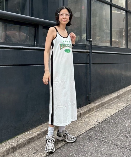 Candy Stripper(キャンディストリッパー)の「BROOKL YN CAMI ワンピース(ワンピース・レディース・ブラック/ライトブルー/オフホワイト/グリーン・FREE)」の22枚目の写真