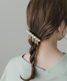 SMELLY | パールチェーンバレッタ(バレッタ/ヘアクリップ)