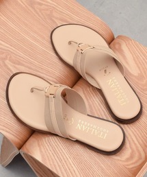 【ITALIAN SHOEMAKERS】スクエアメタルトングミュール(952320)