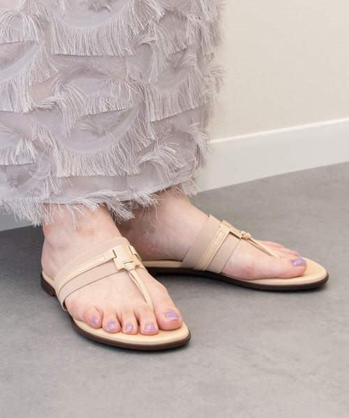 ITALIAN SHOEMAKERS(イタリアンシューメーカー)の「【ITALIAN SHOEMAKERS】スクエアメタルトングミュール(952320)(サンダル・レディース・ベージュ系その他/ブラック系その他・35/36/37/38/39)」の13枚目の写真