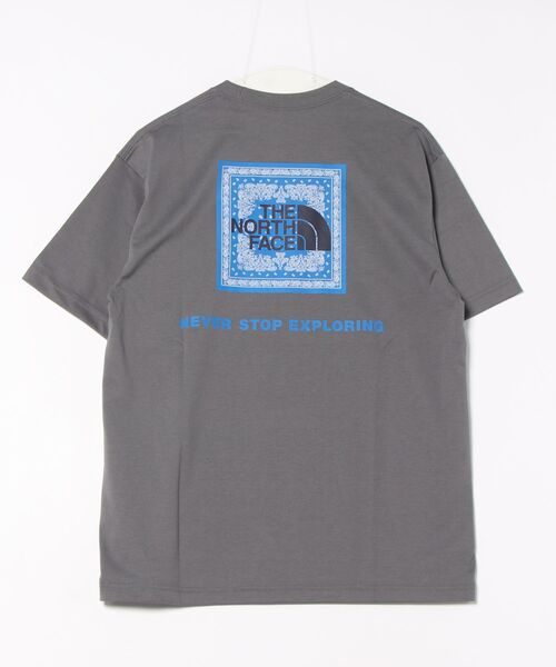 THE NORTH FACE(ザノースフェイス)の「【THE NORTH FACE】ショートスリーブバンダナスクエアロゴティー(Tシャツ/カットソー・メンズ・ブラック/グレー/ホワイト/ネイビー・LL/M/L)」の6枚目の写真