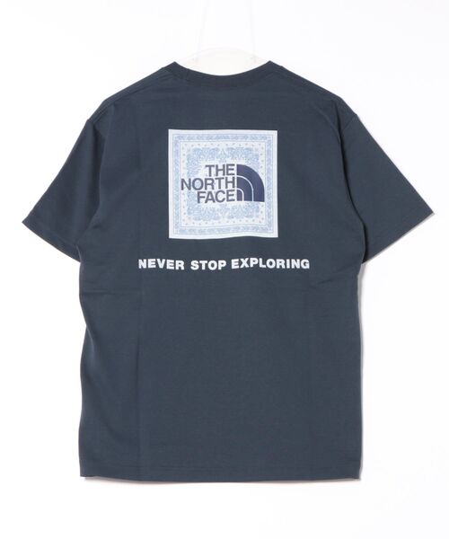 THE NORTH FACE(ザノースフェイス)の「【THE NORTH FACE】ショートスリーブバンダナスクエアロゴティー(Tシャツ/カットソー・メンズ・ブラック/グレー/ホワイト/ネイビー・LL/M/L)」の8枚目の写真