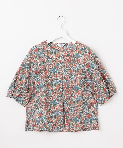 J.PRESS(ジェイプレス)の「【洗える】LIBERTY ボートネック ブラウス(シャツ/ブラウス・レディース・ピンク系5/ブルー系5・9/11)」の7枚目の写真