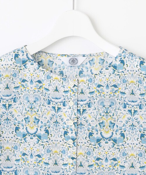 J.PRESS(ジェイプレス)の「【洗える】LIBERTY ボートネック ブラウス(シャツ/ブラウス・レディース・ピンク系5/ブルー系5・9/11)」の11枚目の写真