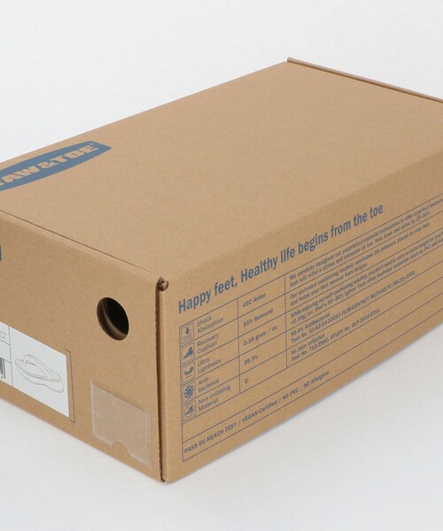 TAW&TOE（トーアンドトー）の「＜TAW&TOE＞ZEROVITY Plumpy サンダル（サンダル・レディース・ブラック/クリーム・25cm/22cm/23cm/24cm）」の12枚目の写真