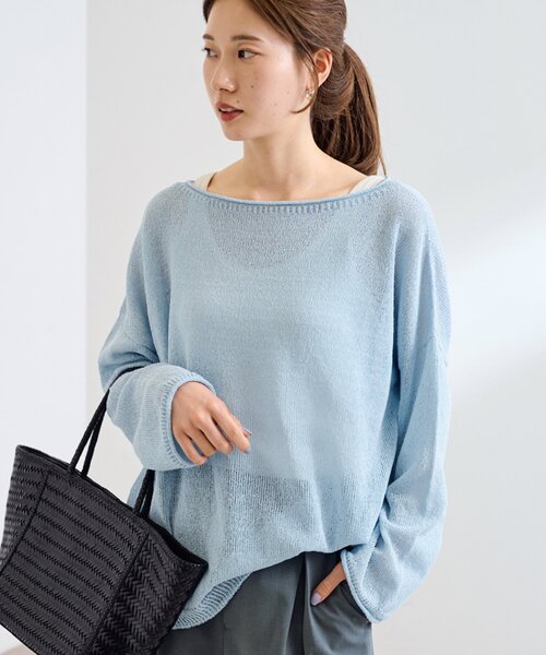 ≪新色追加≫ウォッシャブルニュアンスワイドプルオーバー2