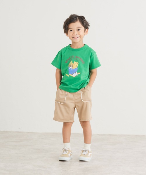 DILASH(ディラッシュ)の「TCツイルパンツ(その他パンツ・キッズ・ベージュ/ブルー/ターコイズブルー・80/90/100/110/120/130/140)」の4枚目の写真