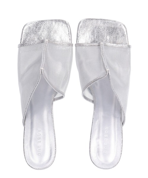 ROSE BUD（ローズバッド）の「WEDGE TULLE SANDAL（サンダル・レディース・シルバー/ブラウン/ブラック・25cm/24cm/23cm）」の19枚目の写真