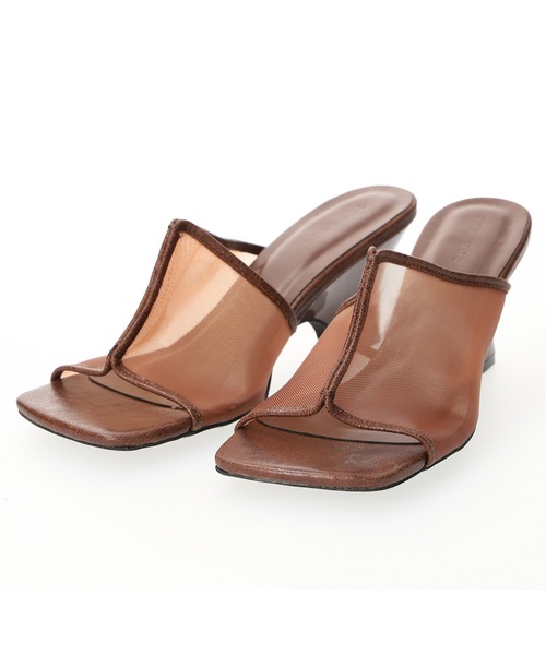 ROSE BUD（ローズバッド）の「WEDGE TULLE SANDAL（サンダル・レディース・シルバー/ブラウン/ブラック・25cm/24cm/23cm）」の8枚目の写真