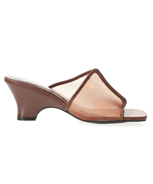 ROSE BUD（ローズバッド）の「WEDGE TULLE SANDAL（サンダル・レディース・シルバー/ブラウン/ブラック・25cm/24cm/23cm）」の11枚目の写真
