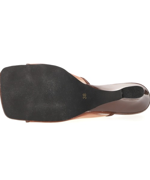 ROSE BUD（ローズバッド）の「WEDGE TULLE SANDAL（サンダル・レディース・シルバー/ブラウン/ブラック・25cm/24cm/23cm）」の13枚目の写真