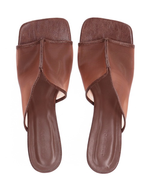 ROSE BUD（ローズバッド）の「WEDGE TULLE SANDAL（サンダル・レディース・シルバー/ブラウン/ブラック・25cm/24cm/23cm）」の14枚目の写真