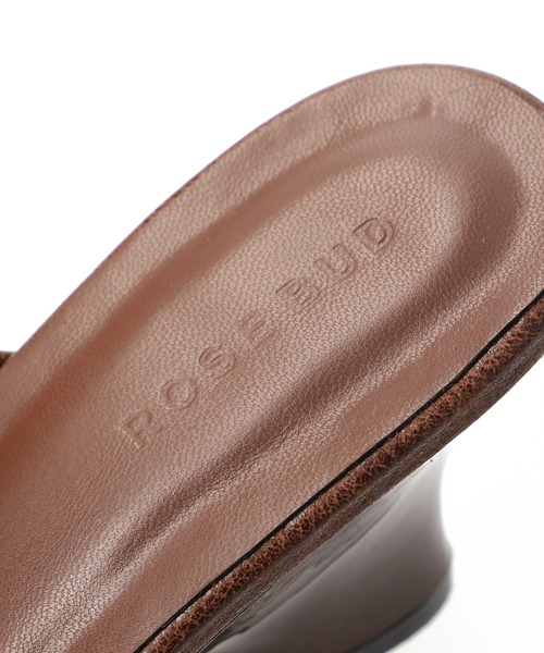 ROSE BUD（ローズバッド）の「WEDGE TULLE SANDAL（サンダル・レディース・シルバー/ブラウン/ブラック・25cm/24cm/23cm）」の15枚目の写真