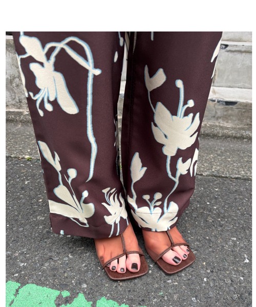 ROSE BUD（ローズバッド）の「WEDGE TULLE SANDAL（サンダル・レディース・シルバー/ブラウン/ブラック・25cm/24cm/23cm）」の4枚目の写真