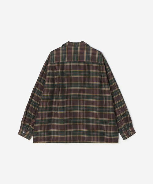 Vetra ウール チェックシャツ Bshop ウールチェック ラングルカラーボードシャツ | KAPITAL