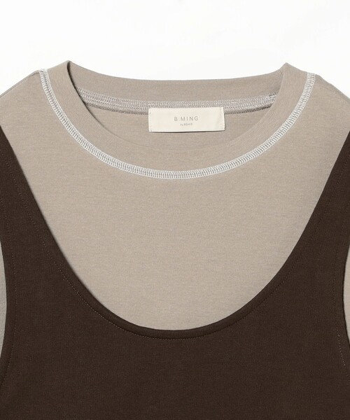 B:MING by BEAMS(ビーミングバイビームス)の「【セットアイテム】レイヤード キャミ × プルオーバー(Tシャツ/カットソー・レディース・ブラック/ブラウン系その他2・ONE SIZE)」の18枚目の写真