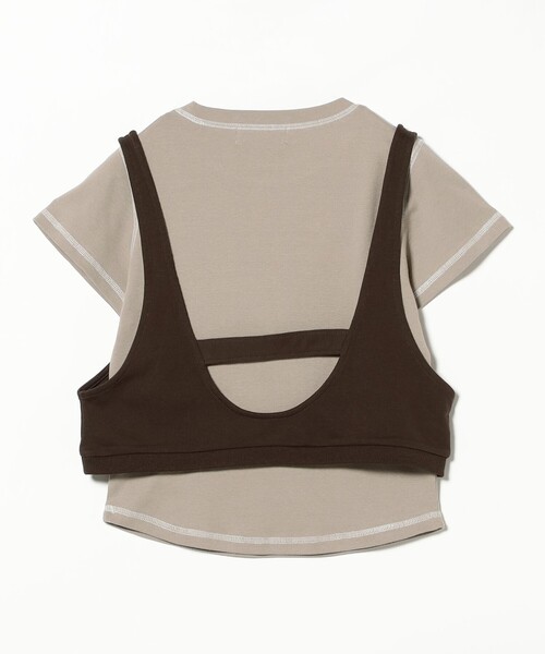 B:MING by BEAMS(ビーミングバイビームス)の「【セットアイテム】レイヤード キャミ × プルオーバー(Tシャツ/カットソー・レディース・ブラック/ブラウン系その他2・ONE SIZE)」の21枚目の写真