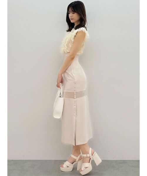 追加生産】チュールフリルニット（ニット/セーター）｜MERCURYDUO