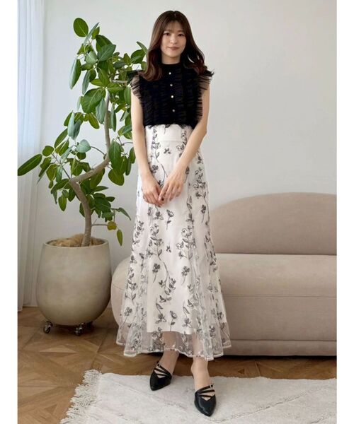 MERCURYDUO チュールフリルニット 追加生産】チュールフリルニット（ニット/セーター）｜MERCURYDUO