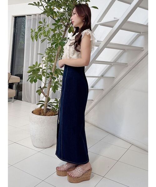 セール】【追加生産】チュールフリルニット（ニット/セーター