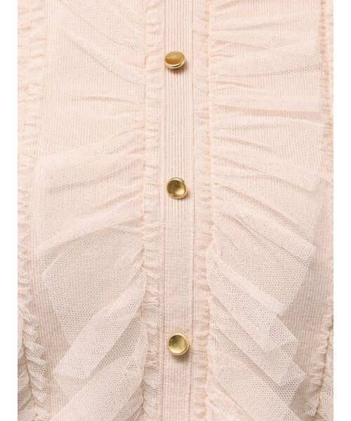 チュールフリルニット MERCURYDUO マーキュリーデュオ MERCURYDUO チュールフリルニット