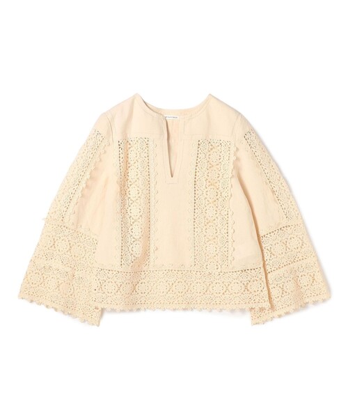 【TOMORROWLAND GOODS】BY MALENE BIRGER DONNA レースエンブロイダリーブラウス セール】BY MALENE BIRGER DONNA レースエンブロイダリー
