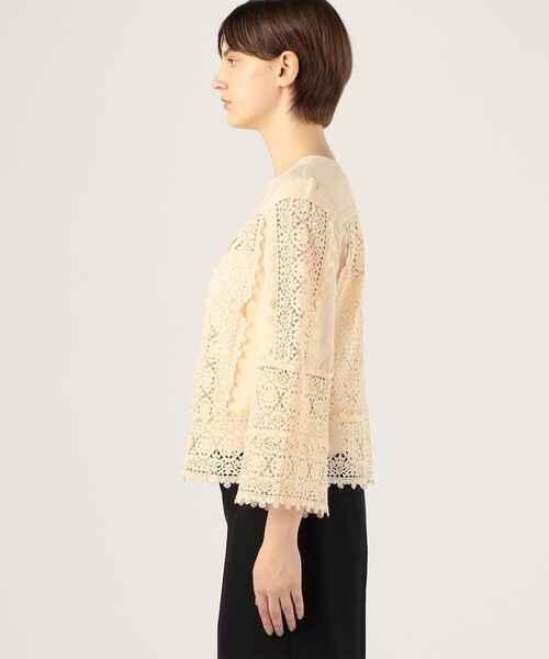 【TOMORROWLAND GOODS】BY MALENE BIRGER DONNA レースエンブロイダリーブラウス セール】BY MALENE BIRGER DONNA レースエンブロイダリー