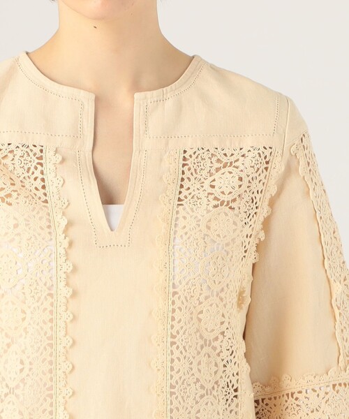 ブラウス シャツ BY MALENE BIRGER DONNA レースエンブロイダリーブラウス レディース BY MALENE BIRGER DONNA レースエンブロイダリーブラウス