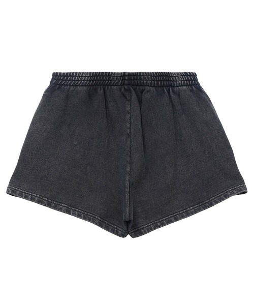 X-girl（エックスガール）の「FADED SWEAT SHORT PANTS（スウェットパンツ・レディース・ブラック/オリーブ/ネイビー・S/M）」の4枚目の写真