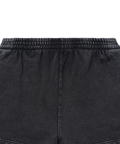 X-girl（エックスガール）の「FADED SWEAT SHORT PANTS（スウェットパンツ・レディース・ブラック/オリーブ/ネイビー・S/M）」の7枚目の写真