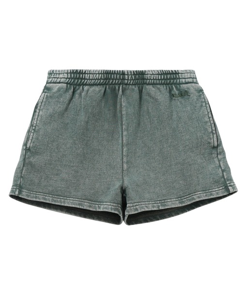 X-girl（エックスガール）の「FADED SWEAT SHORT PANTS（スウェットパンツ・レディース・ブラック/オリーブ/ネイビー・S/M）」の12枚目の写真