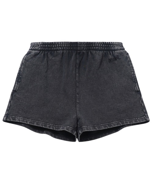 X-girl（エックスガール）の「FADED SWEAT SHORT PANTS（スウェットパンツ・レディース・ブラック/オリーブ/ネイビー・S/M）」の13枚目の写真