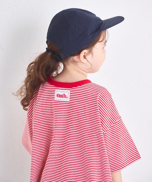pairmanon(ペアマノン)の「ビックシルエット バックタグ付き 細ボーダー 半袖Tシャツ(Tシャツ/カットソー・キッズ・ブラック/ブルー/レッド/ブラウン・100/110/120/130/140/150/90)」の12枚目の写真