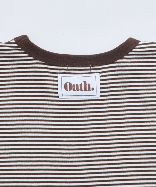 pairmanon(ペアマノン)の「ビックシルエット バックタグ付き 細ボーダー 半袖Tシャツ(Tシャツ/カットソー・キッズ・ブラック/ブルー/レッド/ブラウン・100/110/120/130/140/150/90)」の22枚目の写真