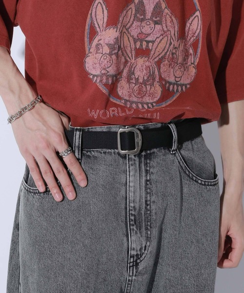 Anui（アニュイ）の「【UNISEX】ヤンキーラビットベルト（ベルト・レディース・ブラック/ブラック系その他・FREE）」の3枚目の写真