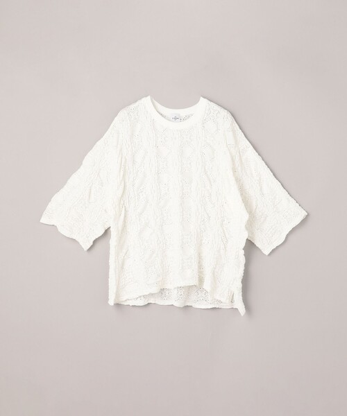 coen(コーエン)の「レースライクカットソードロストTシャツ(Tシャツ/カットソー・レディース・オフホワイト/ブラック・FREE)」の20枚目の写真