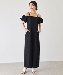 Jayro（ジャイロ）の「2WAYオフショルパフスリーブオールインワン（つなぎ/オールインワン）」