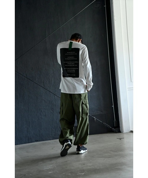 funda mine（ファンダマイン）の「【日本製】UNISEX マインドロングTシャツ（Tシャツ/カットソー・メンズ・ホワイト・02）」の5枚目の写真