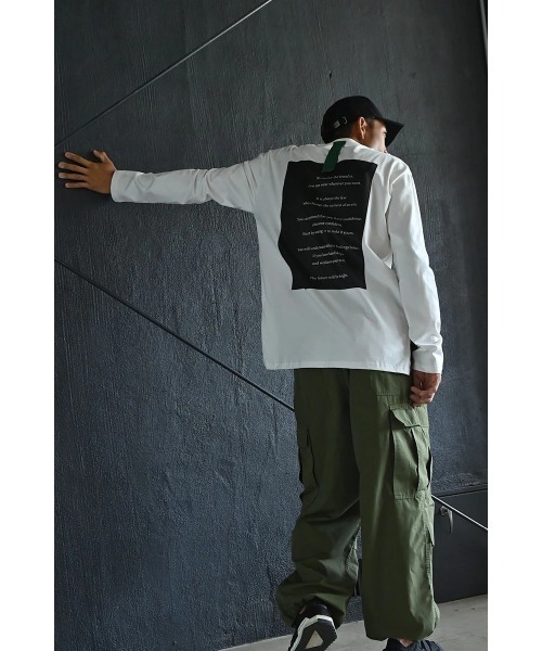 funda mine（ファンダマイン）の「【日本製】UNISEX マインドロングTシャツ（Tシャツ/カットソー・メンズ・ホワイト・02）」の7枚目の写真