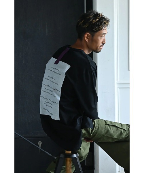 funda mine（ファンダマイン）の「【日本製】UNISEX マインドロングTシャツ（Tシャツ/カットソー・メンズ・ホワイト・02）」の9枚目の写真