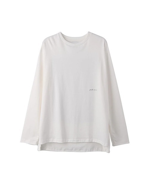 funda mine（ファンダマイン）の「【日本製】UNISEX マインドロングTシャツ（Tシャツ/カットソー・メンズ・ホワイト・02）」の21枚目の写真