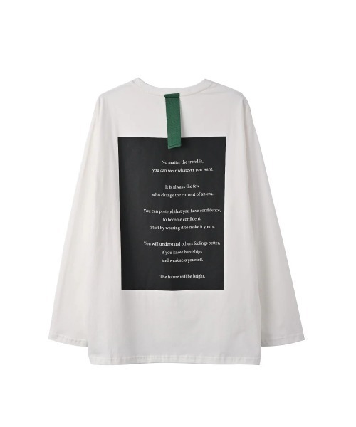 funda mine（ファンダマイン）の「【日本製】UNISEX マインドロングTシャツ（Tシャツ/カットソー・メンズ・ホワイト・02）」の22枚目の写真