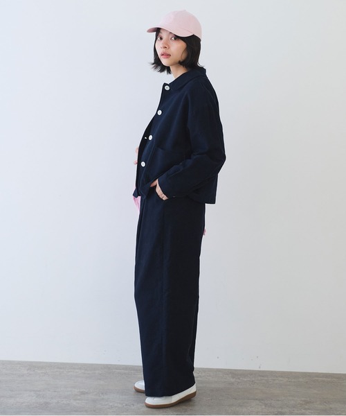 bulle de savon(ビュルデサボン)の「モールスキン パンツ(その他パンツ・レディース・ネイビー・FREE)」の6枚目の写真