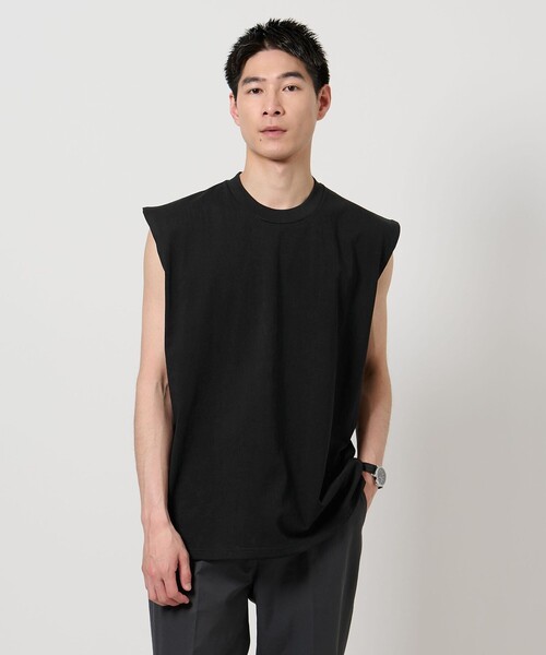 「green label relaxing」 ノースリーブブラウス FREE レッド レディース UNITED ARROWS green label relaxing フレア ノースリーブ