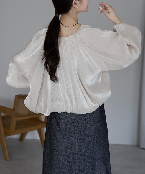 PREFERIR(プレフェリール)の「結婚式 お呼ばれ ボリュームスリーブ ボレロ(M.L,XL)(カーディガン/ボレロ・レディース・ブラック/グレー/ベージュ・FREE/LARGE/X-LARGE)」の14枚目の写真