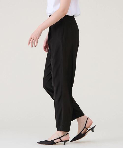 martinique（マルティニーク）の「シルキーファイユバレルパンツ（その他パンツ・レディース・ブラック/ベージュ・1/2）」の3枚目の写真