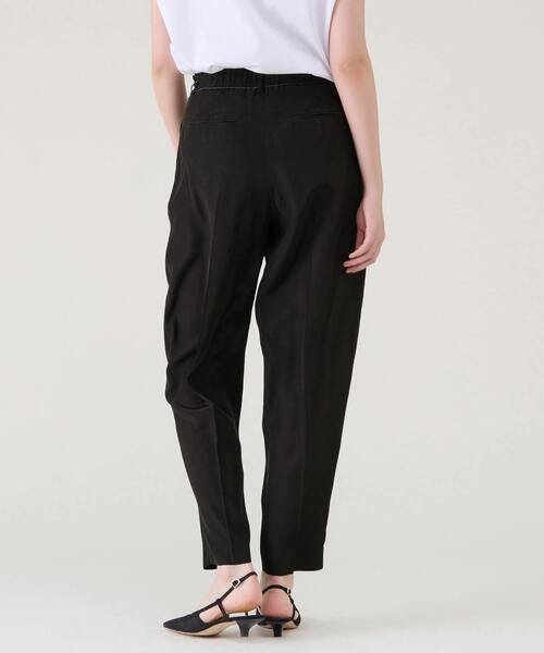 martinique（マルティニーク）の「シルキーファイユバレルパンツ（その他パンツ・レディース・ブラック/ベージュ・1/2）」の4枚目の写真