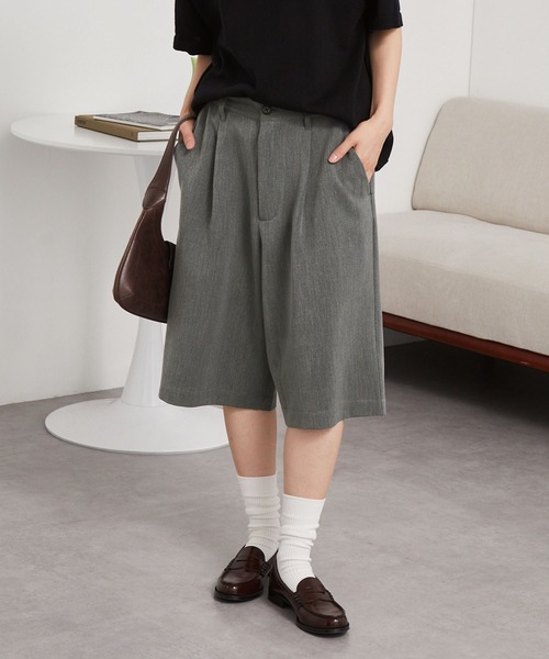 Aelfric Eden ♦ モンキー ウォッシュド ショーツ レースドッキングショートパンツ【セットアップ着用可能】[品番