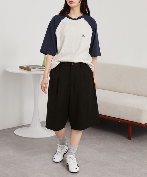 【関税・送料込】ブラック レザーバミュダー ワイドパンツ 楽天市場】ストレートパンツ パンツ メンズ ボトムス ロング